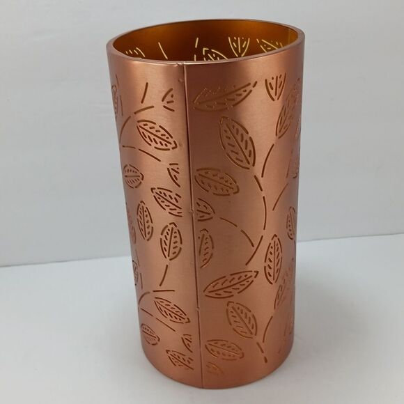 Scentsy Prosper Diffuser Shade Only, Copper Leaf Design, New/EUC - Picture 4 of 7